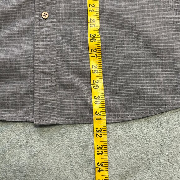 Kuhl Mens Short Sleeve Button Up Shirt XXL Gray Karib - Picture 12 of 13